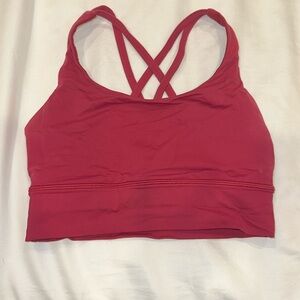 Lululemon hot pink sports bra